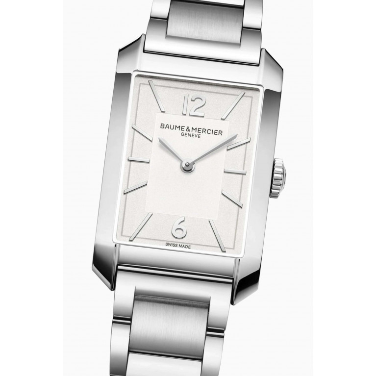 Baume & Mercier - Hampton Quartz Stainless Steel Watch, 43 x 27mm