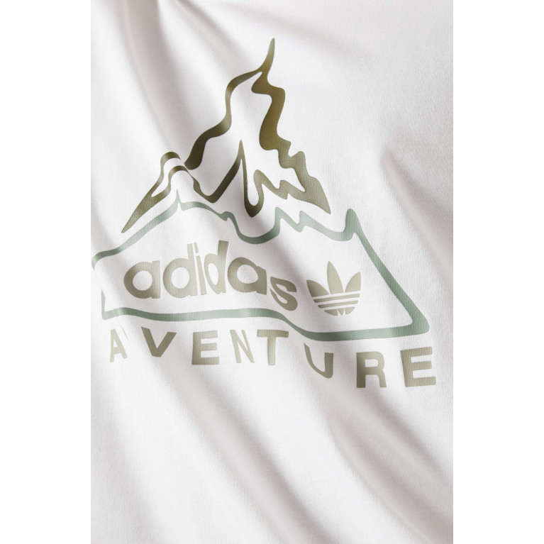 Adidas - Adventure Graphic T-shirt in Cotton-jersey