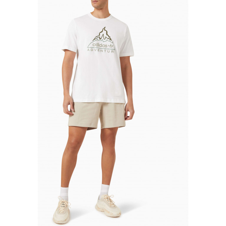 Adidas - Adventure Graphic T-shirt in Cotton-jersey