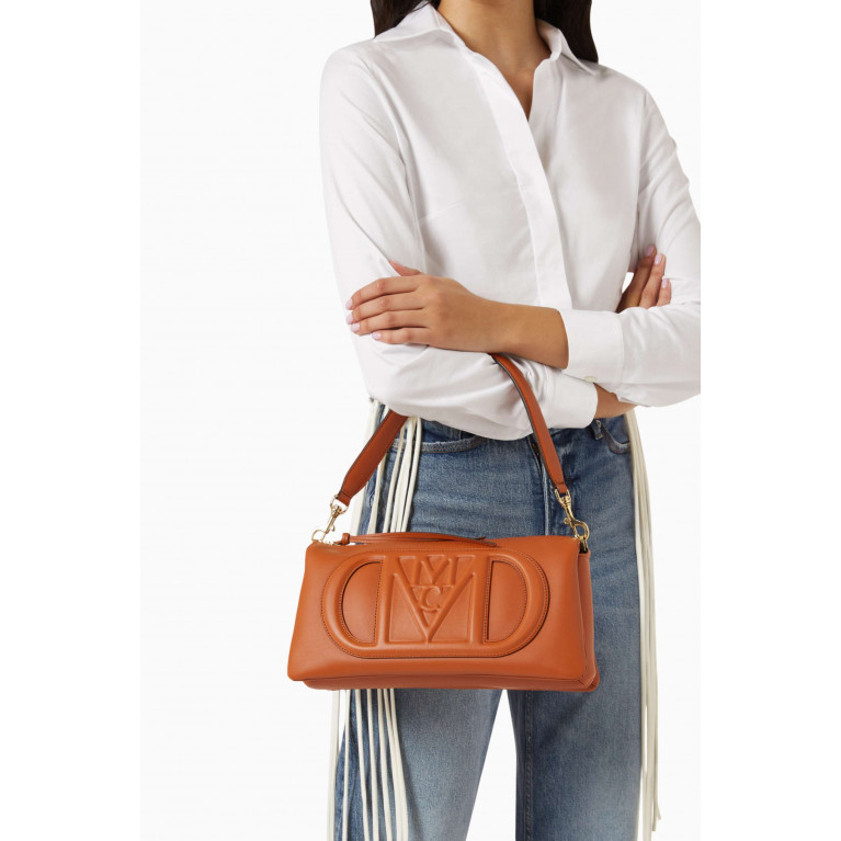 MCM - Small Mode Travia Shoulder Bag in Spanish Calf Leather