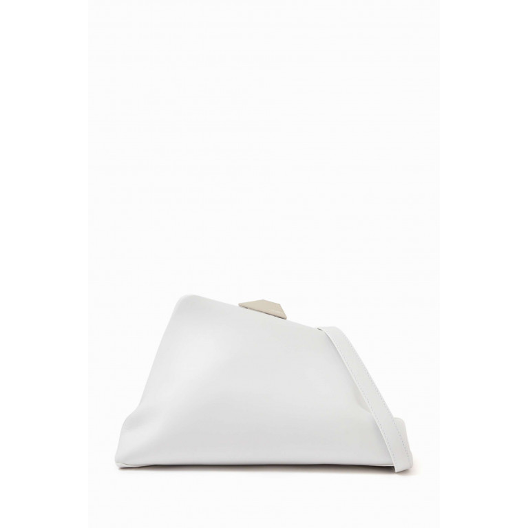 The Attico - Day Off Shoulder Bag in Nappa White