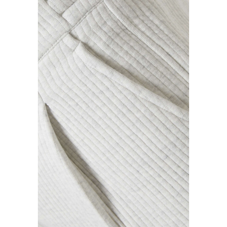 Kith - Striped Garrison Pants in Cotton-blend Interlock Grey