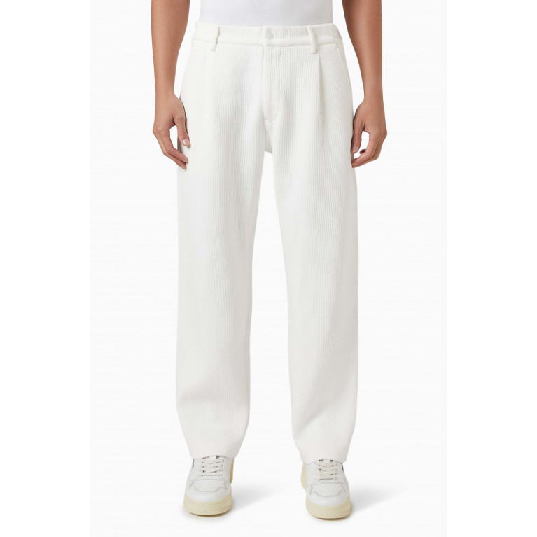 Kith - Striped Garrison Pants in Cotton-blend Interlock Neutral