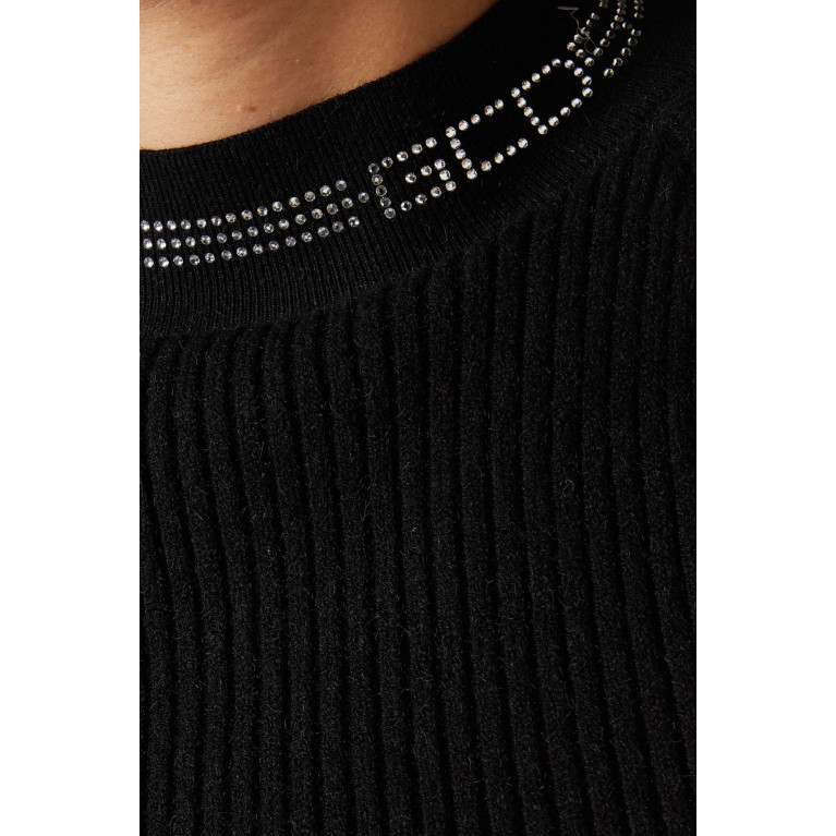 GCDS - Bling Sweater in Viscose-blend Knit