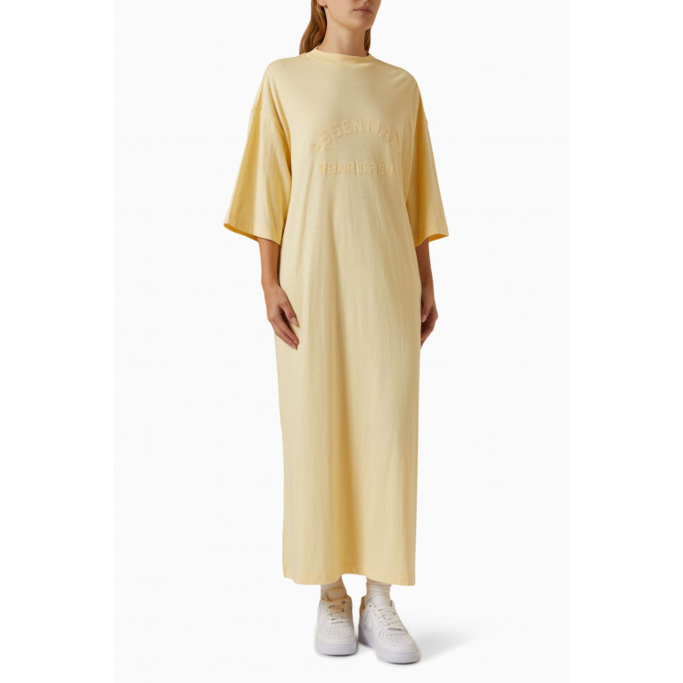 Fear of God Essentials - Essentials 3/4 Sleeve Dress in Cotton-blend Jersey