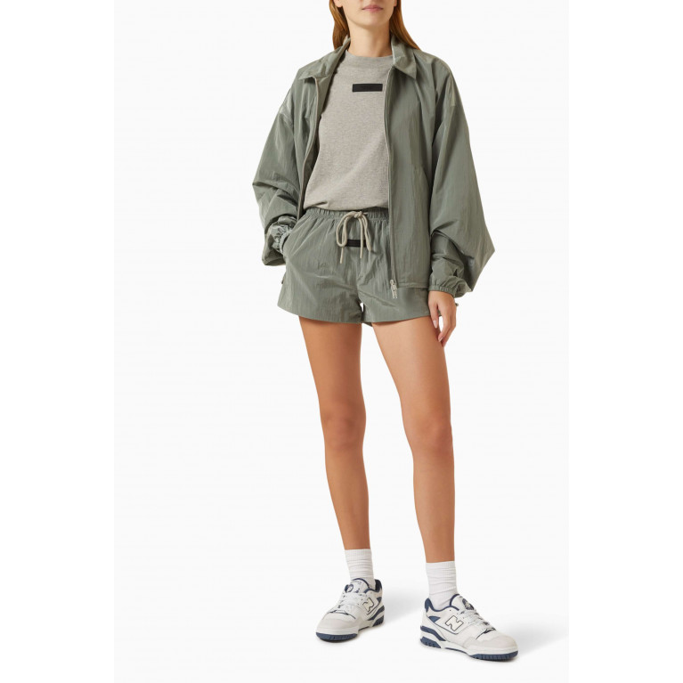 Fear of God Essentials - Shell Bomber Jacket in Crinkle Nylon