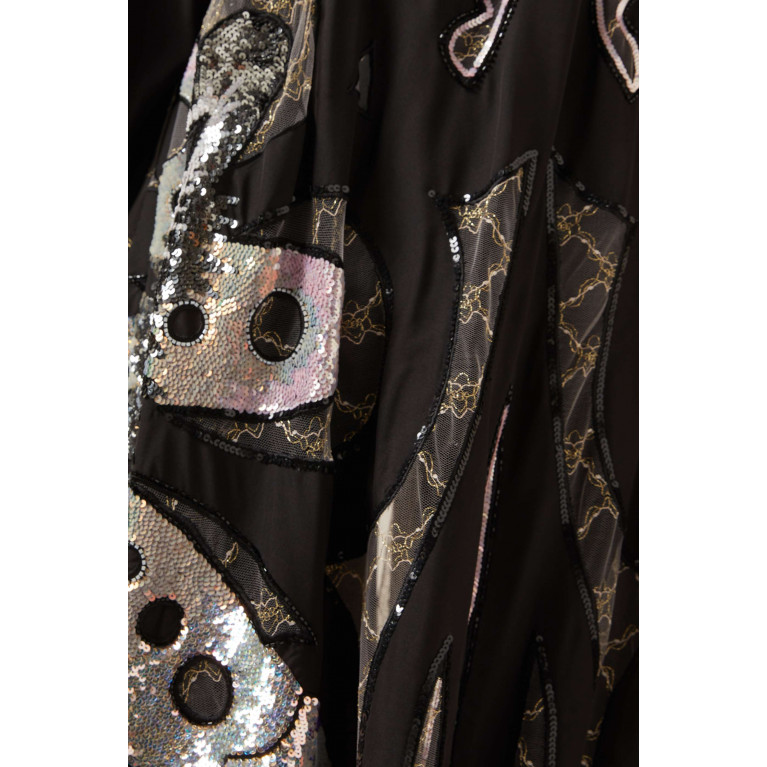 Sui Abaya - Sequin-embellished Abaya