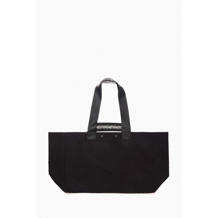 The Giving Movement - Tote Bag in RE-SHELL100© Black