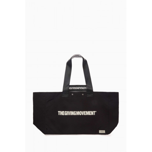 The Giving Movement - Tote Bag in RE-SHELL100© Black