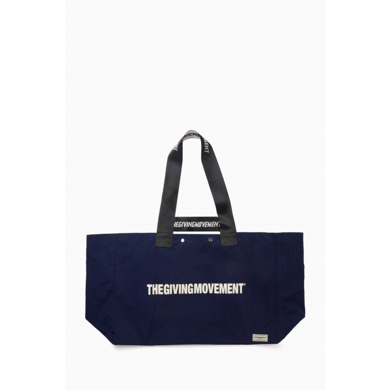 The Giving Movement - Tote Bag in RE-SHELL100© Blue