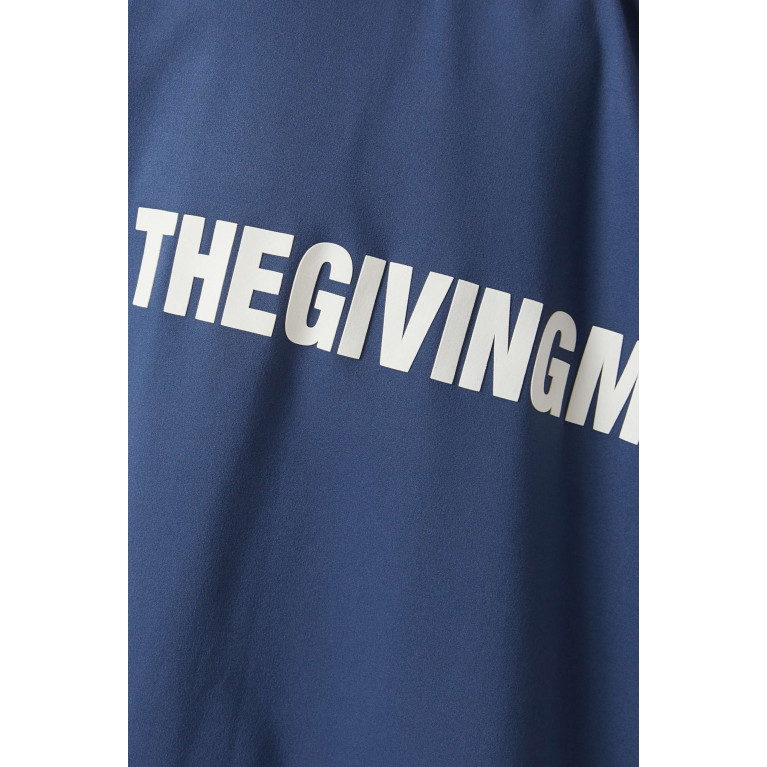The Giving Movement - Exaggerated-sleeve T-shirt in Light Softskin100© Blue