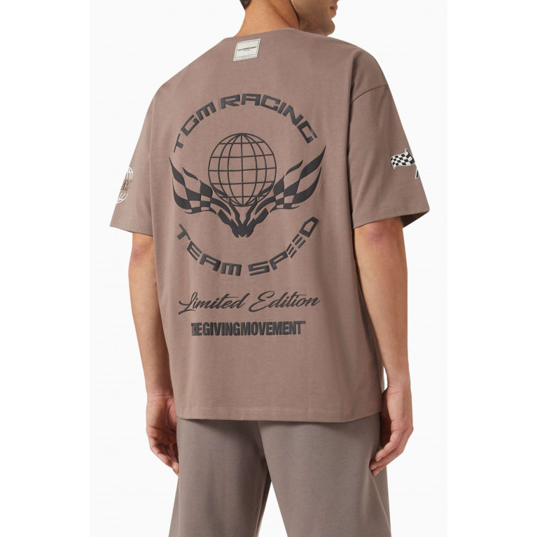 The Giving Movement - Biker T-shirt in COTTONSEY100© Neutral
