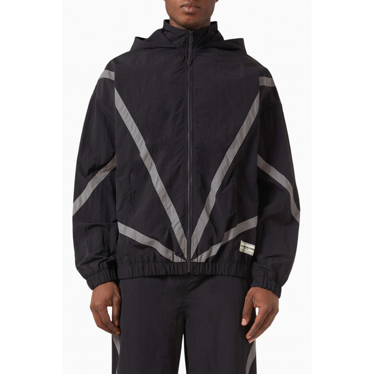 The Giving Movement - Reflective-strips Hooded Jacket in RE-SHELL100©