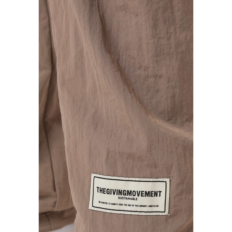 The Giving Movement - Detachable Cargo Pants in Re-Shell100© Neutral