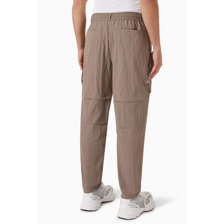 The Giving Movement - Detachable Cargo Pants in Re-Shell100© Neutral