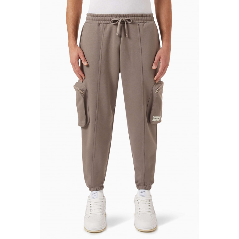 The Giving Movement - Cargo Joggers in Organic Cotton Blend Neutral
