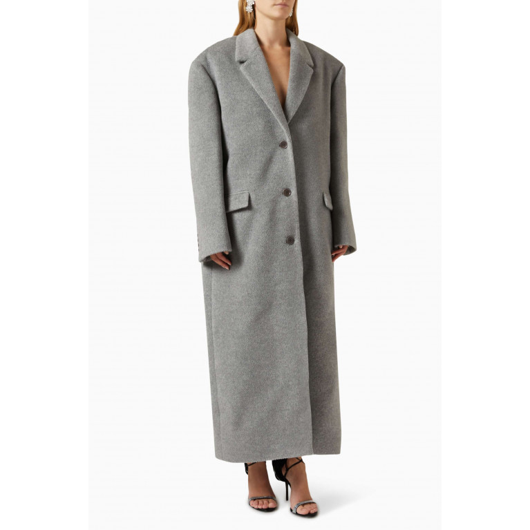 Magda Butrym - Long Coat in Wool Blend