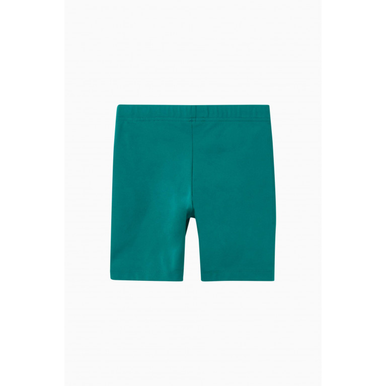 The Giving Movement - Logo Biker Shorts in Recycled Softskin100© Green