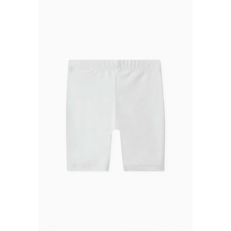 The Giving Movement - Logo Biker Shorts in Recycled Softskin100© Grey