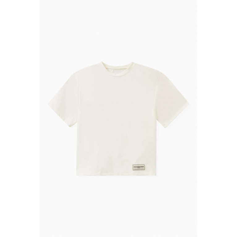 The Giving Movement - Regular-fit Logo T-shirt in Recycled Softskin100© Neutral