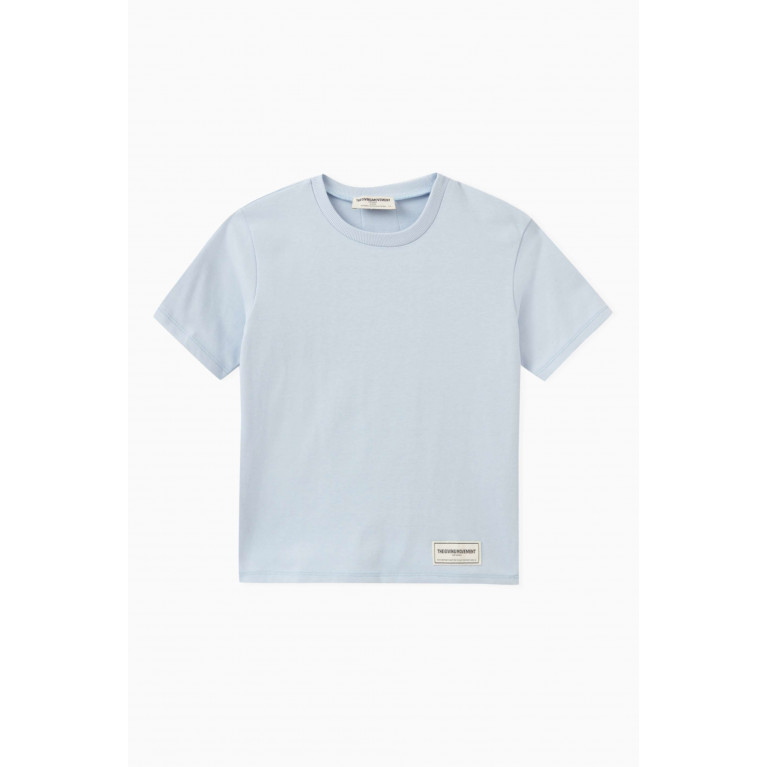 The Giving Movement - Reflective Logo-print T-shirt in Cottonsey100© Blue