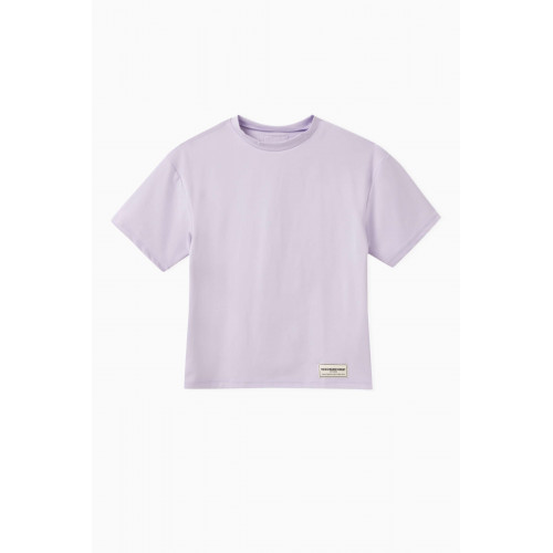 The Giving Movement - Oversized Global-print T-shirt in Light Softskin100© Purple