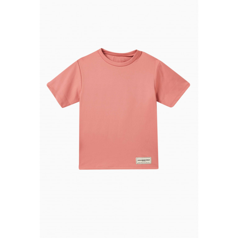 The Giving Movement - Eco-print Logo T-shirt in Light Softskin100© Pink