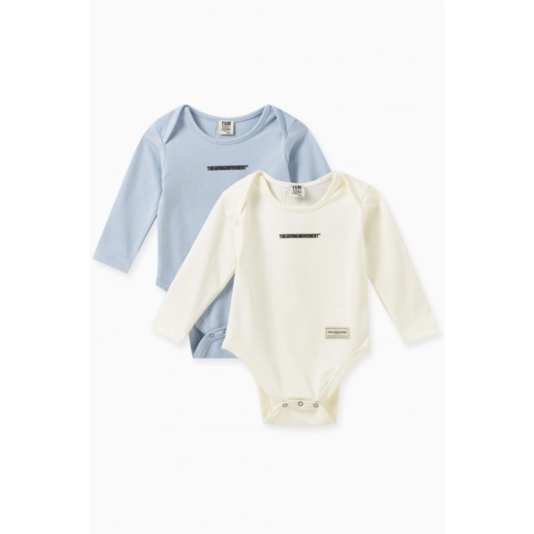 The Giving Movement - 2-piece Bodysuit Set in COTTONSEY100© Purple