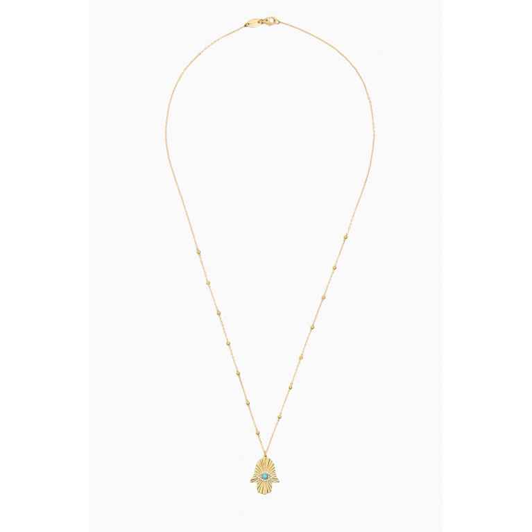 Damas - Talisman Hand of Fatima Necklace in 18kt Yellow Gold