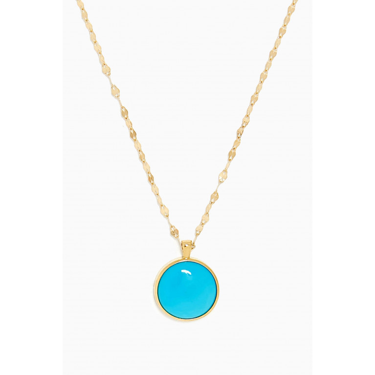 Damas - Talisman Turquoise Necklace in 18kt Yellow Gold