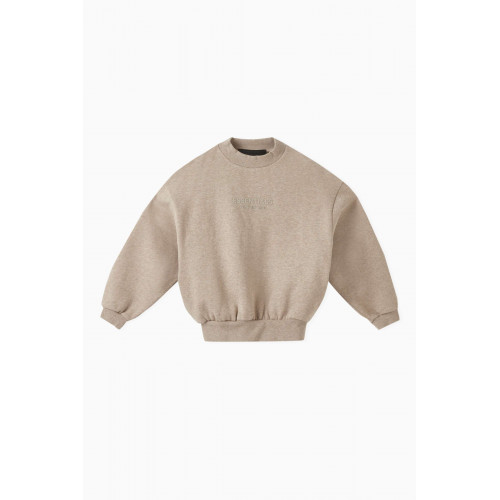 Fear of God Essentials - Logo Crewneck Sweatshirt in Cotton-fleece
