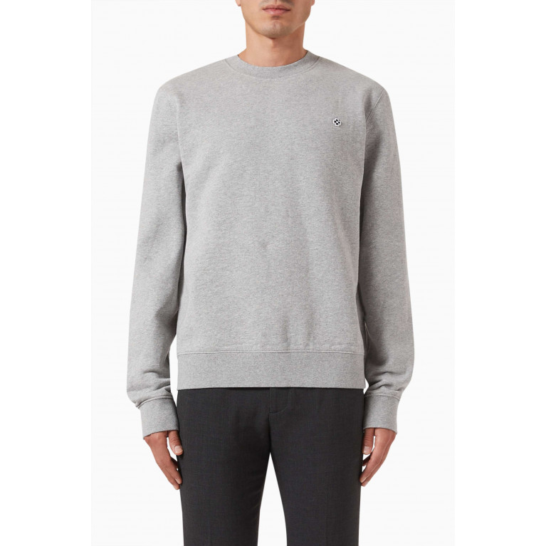 Sandro - Cross Crewneck Sweatshirt in Organic Cotton
