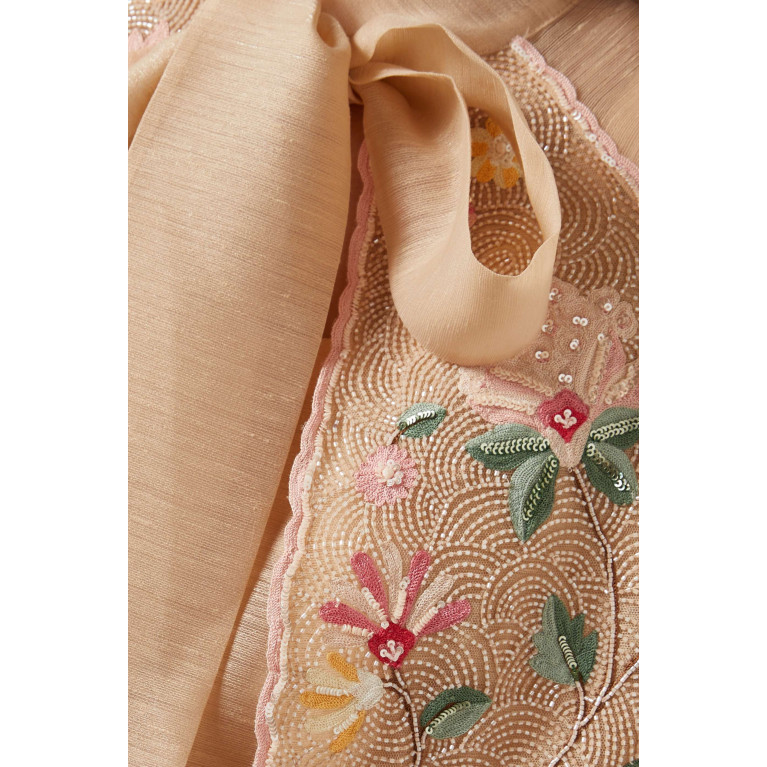 Pankaj & Nidhi - Truce Embellished Maxi Dress Set in Organza