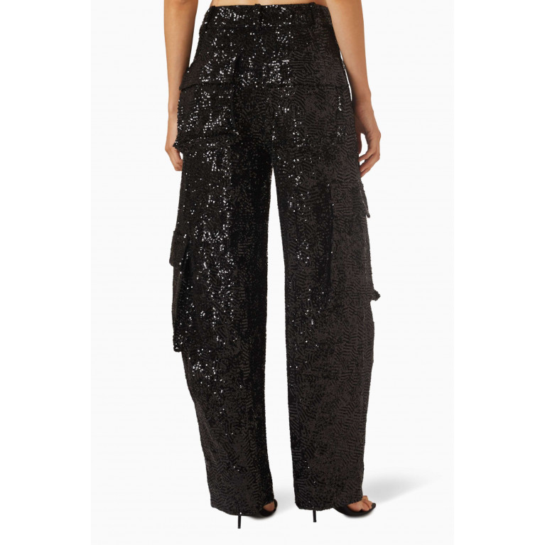 Rotate - Cargo Pants in Sequins