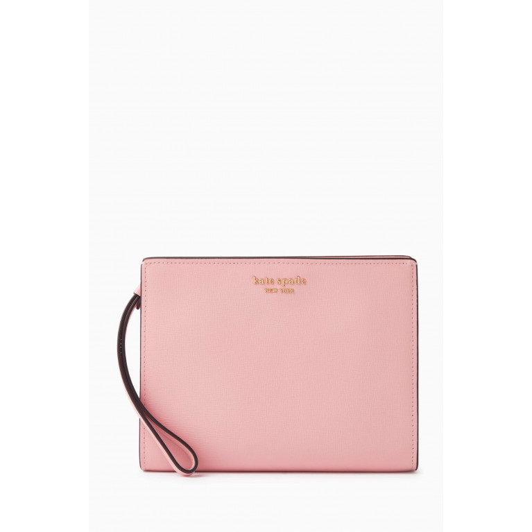 Kate Spade New York - Morgan Gusseted Wristlet in Leather