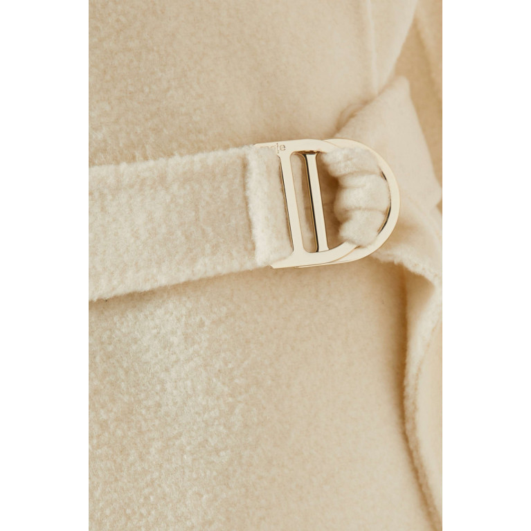 Maje - Genesis Belted Coat in Wool-knit