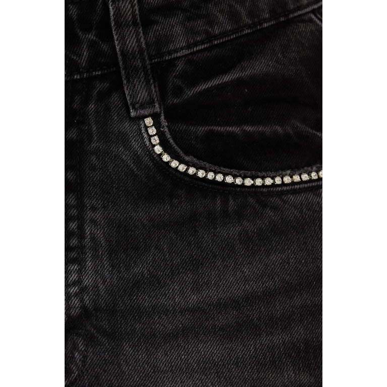 Maje - Diamond Wide-leg Jeans in Denim