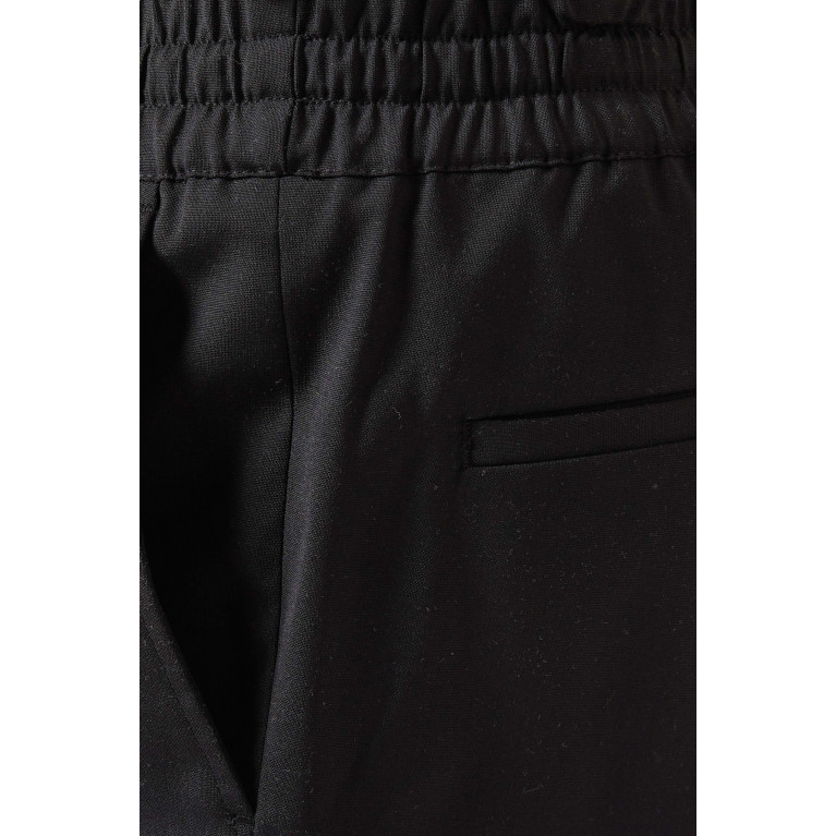 Sandro - Alpha Drawstring Pants in Wool-blend Black