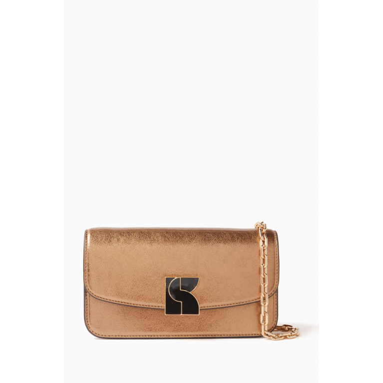 Kate Spade New York - Small Dakota Crossbody Bag in Metallic Leather