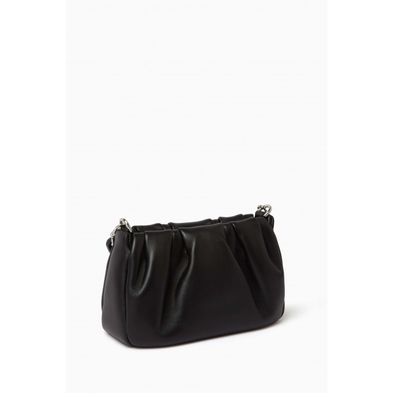 Kate Spade New York - Souffle Crossbody Bag in Leather Black