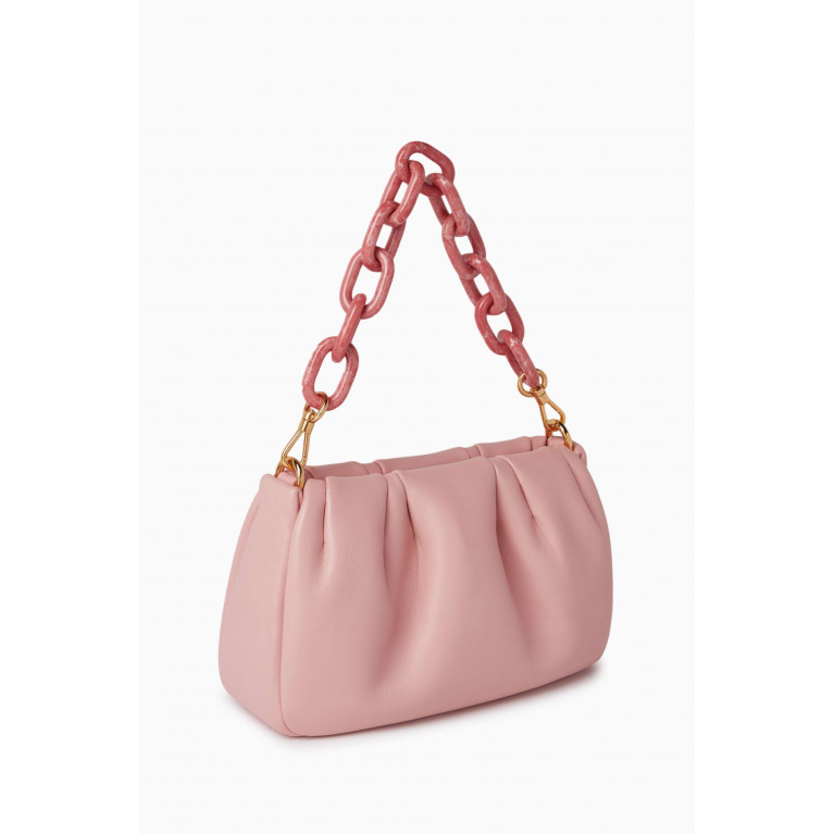 Kate Spade New York - Souffle Crossbody Bag in Leather Pink