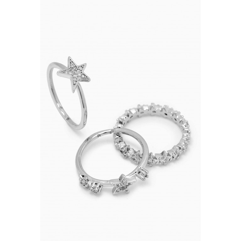Kate Spade New York - You're A Star Rings, Set of 3