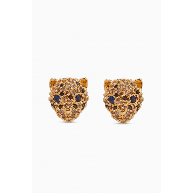 Kate Spade New York - Winter Carnival Leopard Stud Earrings