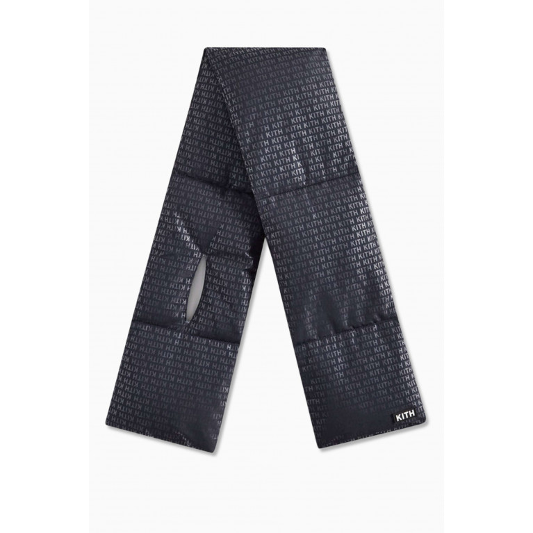Kith - All-over Monogram Puffer Scarf