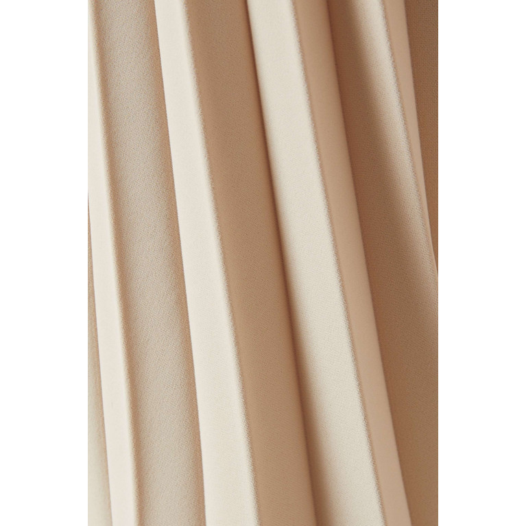 Serpil - Pleated Midi Skirt Neutral