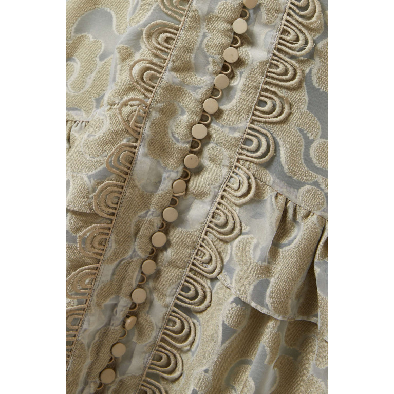 Serpil - Printed Ruffled Midi Dress