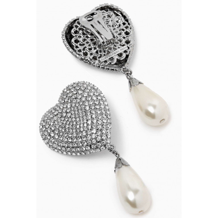 Alessandra Rich - Pearl Crystal Earrings
