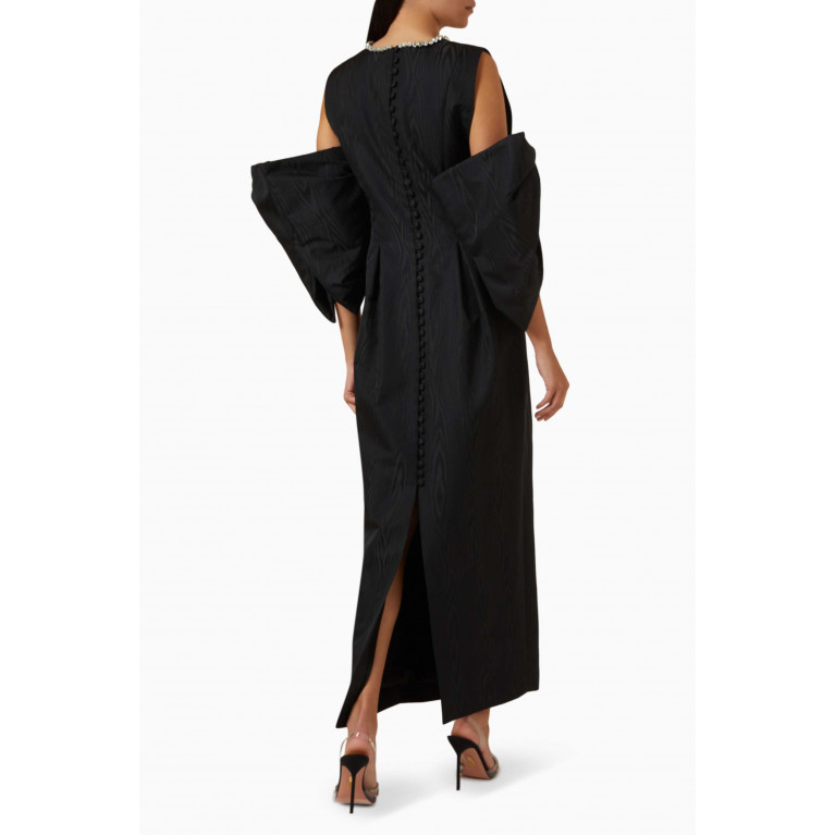 Yarn By FN - Embellished Maxi Dress Black
