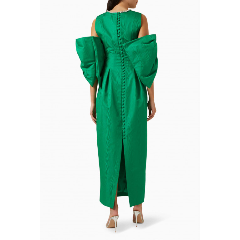 Yarn By FN - Embellished Maxi Dress Green
