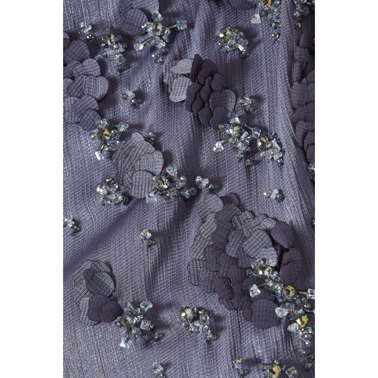 Ruya - Bead-embellished Kaftan Blue